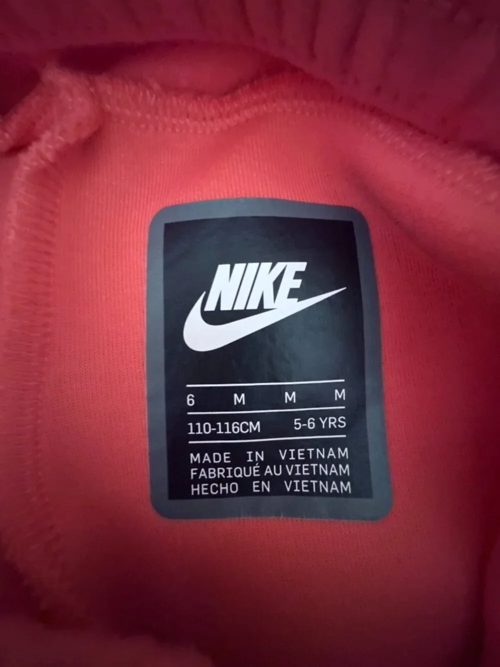 Nike Tech Fleece Joggers Aster Pink Kids S 5-6